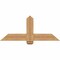 Ekena Millwork Eugene Smooth Timber Gable Bracket, Western Red Cedar, 48"W x 20"H x 5 1/2"D x 5 1/2"F, 10/12 Pitch GBW048X20X0606EUG00SWR - alternate 1